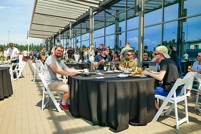 5-erių metų gimtadienį atšventęs verslo centras „M7“ neatsigina nuomininkų komplimentų / Verslo centro „M7“ nuotr.