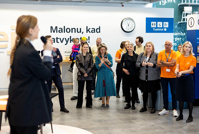 Akcijos skirtos kovoti su smurtu prieš moteris pristatymas / Žygimanto Gedvilos / BNS nuotr.