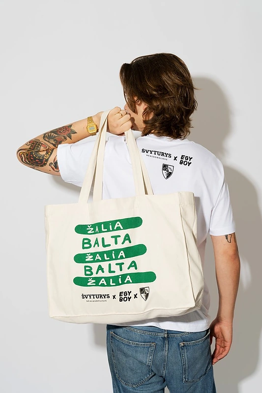 „Švyturys nealkoholinis“ ir EGYBOY pristato „Žalgirio“ aistruolių atributikos kolekciją / K.Štreimikio nuotr.