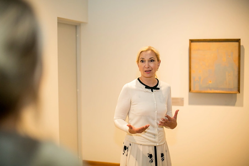 Kauno Kalėdų eglės kūrėja Jolanta Šmidtienė / Kauno miesto savivaldybės nuotr.