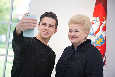 Donatas Montvydas ir Dalia Grybauskaitė / BNS foto nuotr.