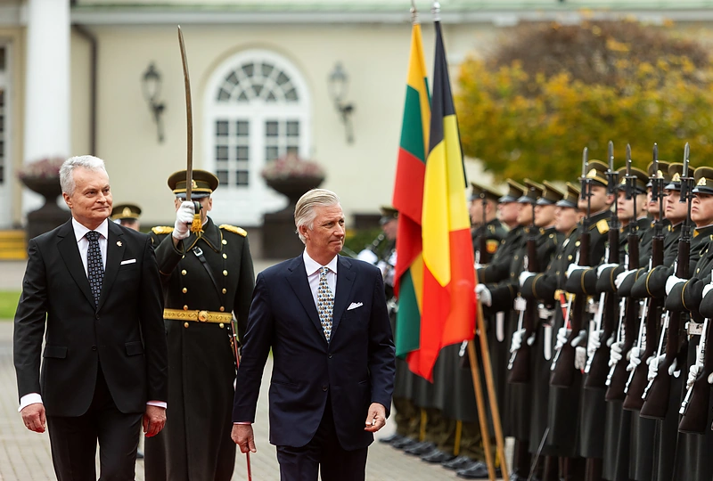 Gitanas Nausėda ir Belgijos Karalius Pilypas / Žygimanto Gedvilos / BNS nuotr.