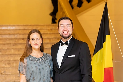 Jo Didenybės Belgijos Karaliaus ir Jos Didenybės Belgijos Karalienės rengiamas atsakomasis renginys / Lukas Balandis / BNS nuotr.