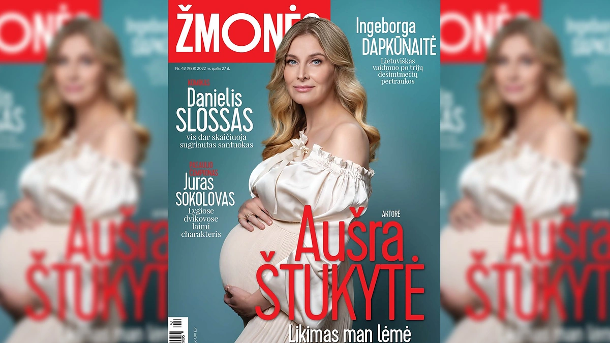 Aušra Štukytė / Žurnalo „Žmonės“ viršelis