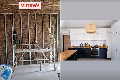 Jurgos Anusauskienės namai: prieš ir po / Instagram nuotr.