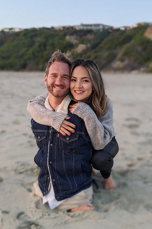 Nick Vujicic su žmona Kanae / Asmeninio albumo nuotr.