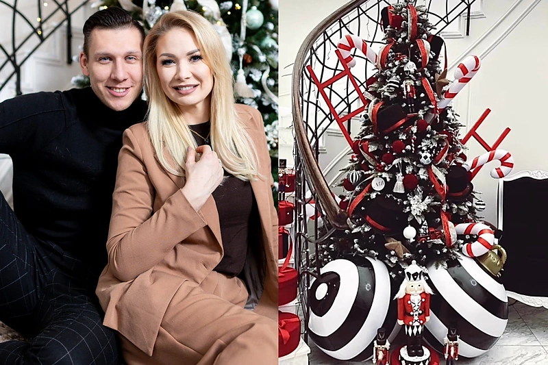 Natalija Bunkė, Edgaras Eidėjus, Kalėdų eglė / Asmeninio albumo nuotr., stopkadras