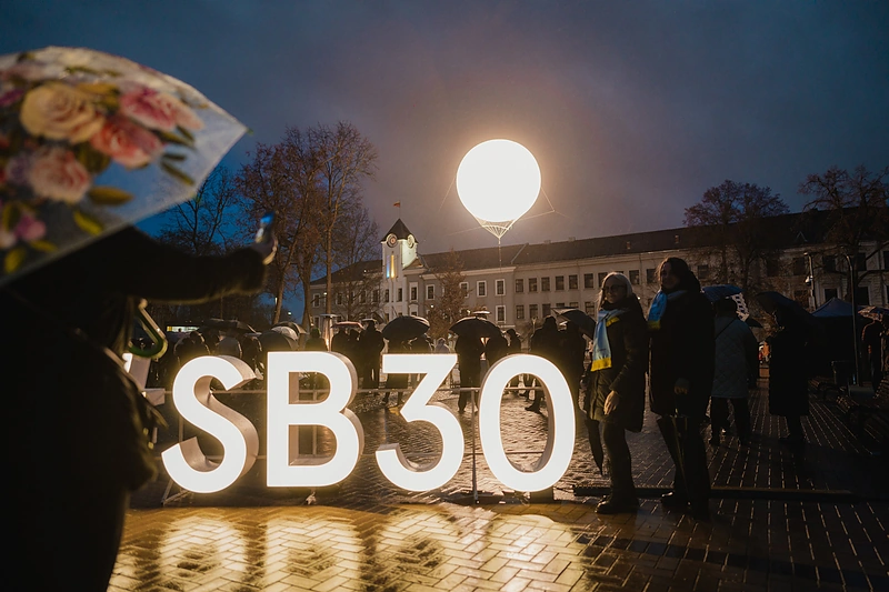 Šiaulių banko renginio akimirka / Manto Repečkos nuotr.