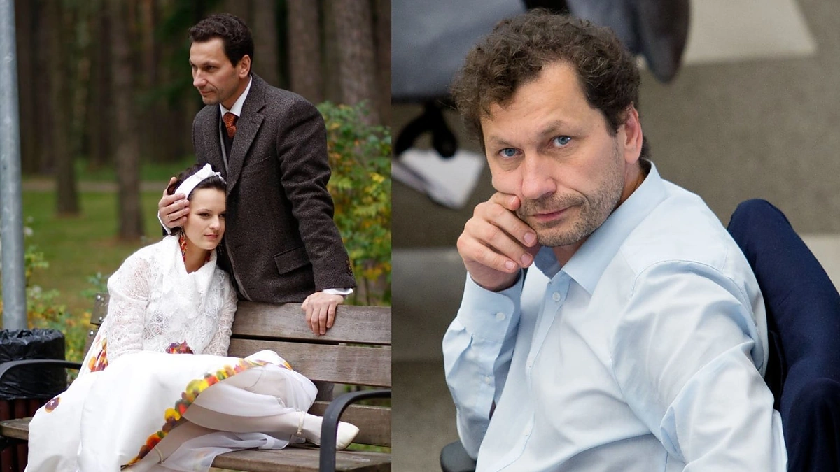 Robertas Šarknickas su žmona Agne / Asmeninio albumo ir Luko Balandžio / 15min nuotr.