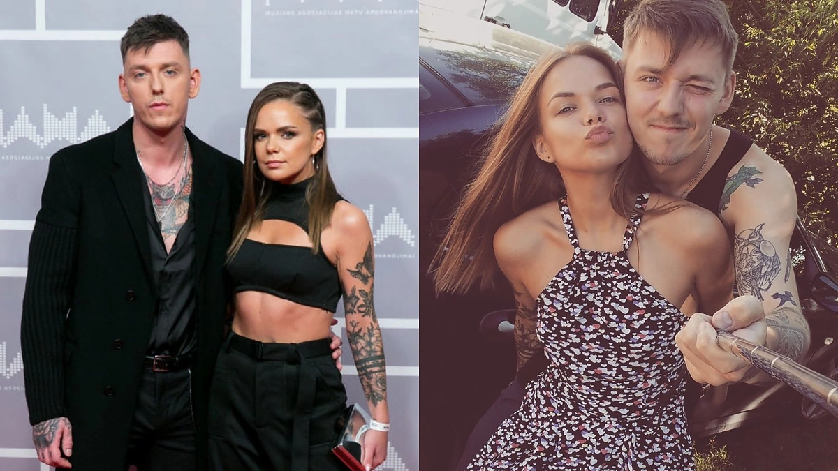 Deividas Alejūnas ir jo žmona Jonė / BNS ir asmeninio albumo nuotr.