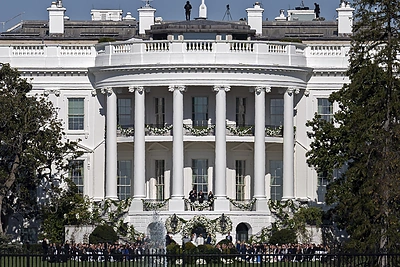 JAV prezidento Joe Bideno anūkės Naomi Biden vestuvės / AFP/„Scanpix“ nuotr.