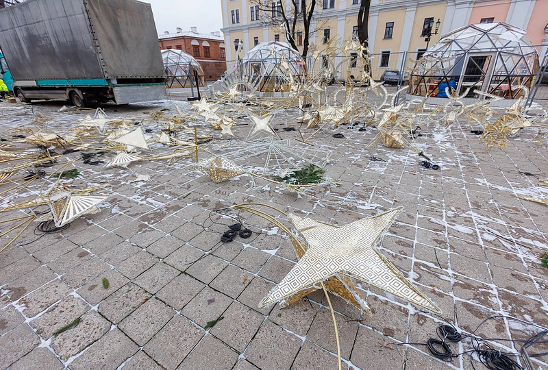 Kauno Kalėdų eglės pristatymas / Eriko Ovčarenko / BNS nuotr.