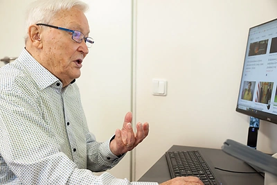 Algimanto Čekuolio gyvenimas slaugos namuose / Ingridos Mikelkevičienės nuotr.