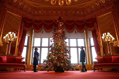 Kalėdos Vindzoro pilyje / „Scanpix“ nuotr.