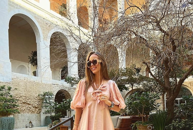 Viktorijos Siegel ir Lauryno Suodaičio kelionės į Izraelį akimirka / Socialinių tinklų nuotr.