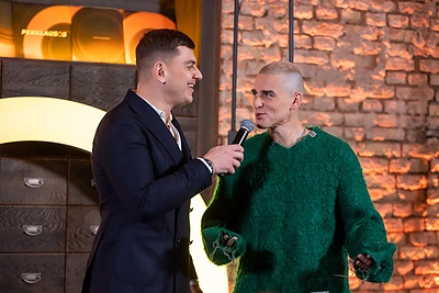 Donato Montvydo albumo perklausos akimirka / Organizatorių nuotr.