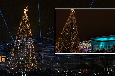 Dzūkijos sostinė įžiebė eglutę: Alytus šiemet pasirodė kukliau, bet iš visos širdies