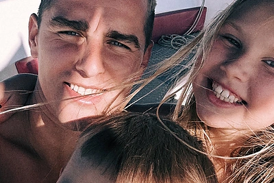 Donato Montvydo šeimos atostogos / Asmeninio albumo nuotr.