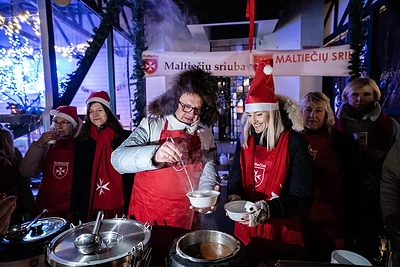 Druskininkų Kalėdų eglutės įžiebimas / Justino Kygos nuotr.