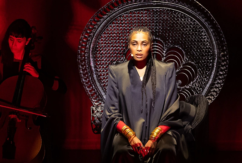 Imany šou „Voodoo Cello“ koncertų salėje „Compensa“ / Gretos Skaraitienės / BNS nuotr.