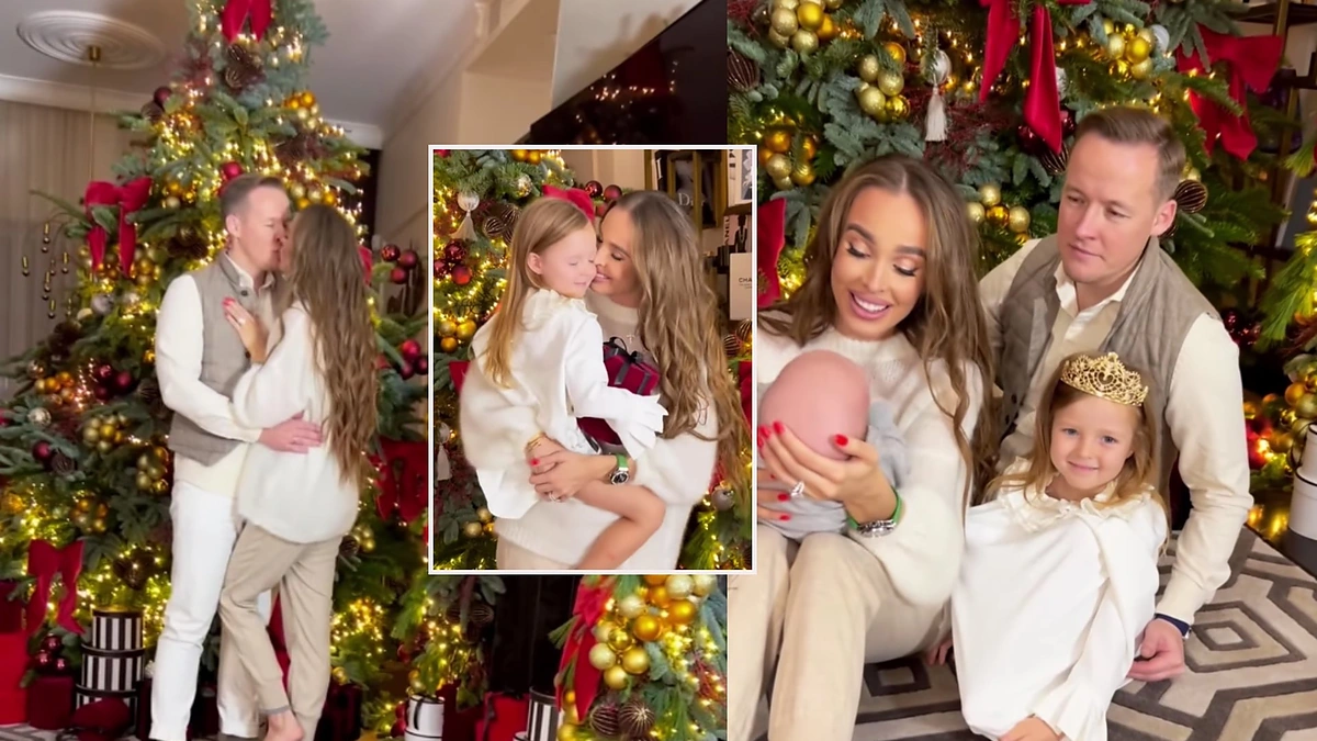 Viktorija Siegel su šeima / Socialinių tinklų nuotr.