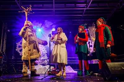 Rokiškio Kalėdų eglės įžiebimas, Senelis Kalėda / Dariaus Baltakio nuotr.