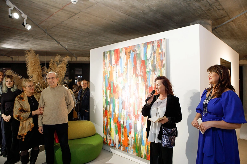 Parodos „Kalėdinis žaisliukas“ akimirka / Erlendo Bartulio nuotr.