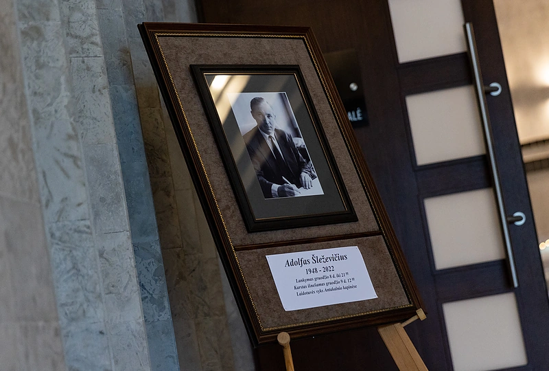 Atsisveikinimas su Adolfu Šleževičiumi / Pauliaus Peleckio / BNS nuotr.