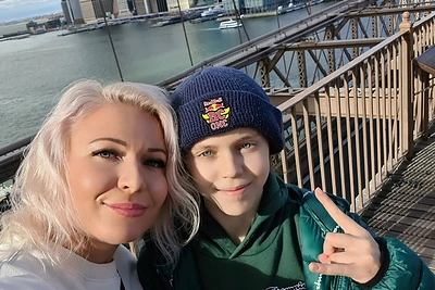 Breiko šokėja Bgirl Nicka (Dominika Banevič) su mama Alina / Asmeninio archyvo nuotr.