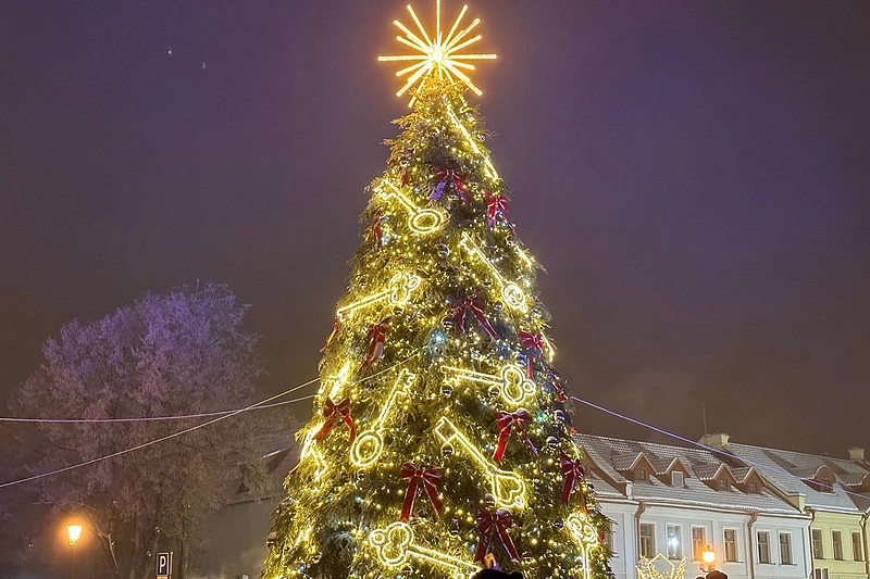 Kėdainių Kalėdų eglė / Kėdainių rajono savivaldybės nuotr.