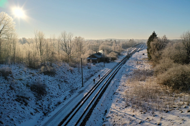 Turmanto geležinkelis (Zarasų turizmo ir informacijos centro nuotr.) / Laura Šimkutė nuotr.