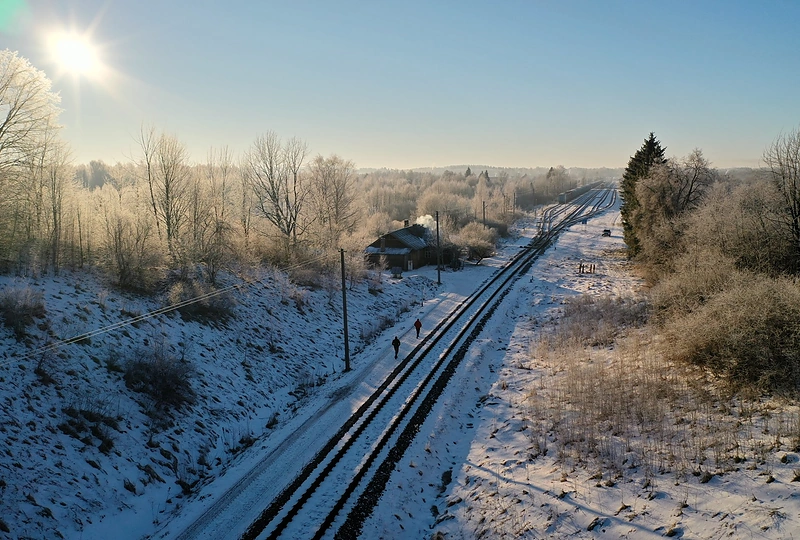 Turmanto geležinkelis (Zarasų turizmo ir informacijos centro nuotr.) / Laura Šimkutė nuotr.
