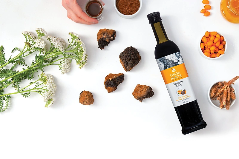 „Chaga Health“ eliksyrai / „Chaga“ nuotr