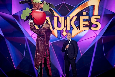 Stanislavas Stavickis-Stano projekte „Kaukės“ / Svetlanos Bolnienės nuotr.