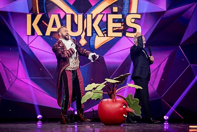 Stanislavas Stavickis-Stano projekte „Kaukės“ / Svetlanos Bolnienės nuotr.