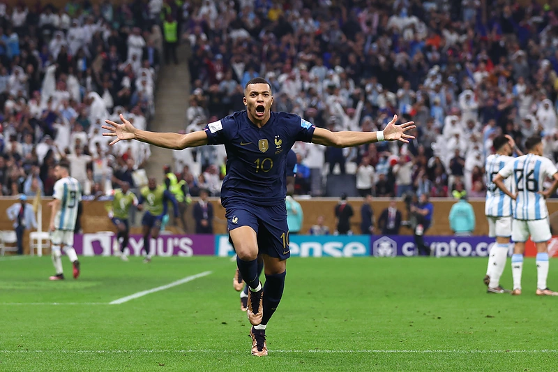 Prancūzijos rinktinės puolėjas Kylanas Mbappe / „Scanpix“ nuotr.