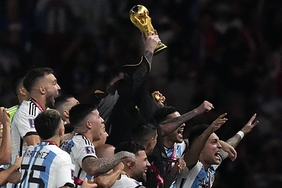 L.Messi vedama Argentina – pasaulio čempionė. / „Scanpix“ nuotr.