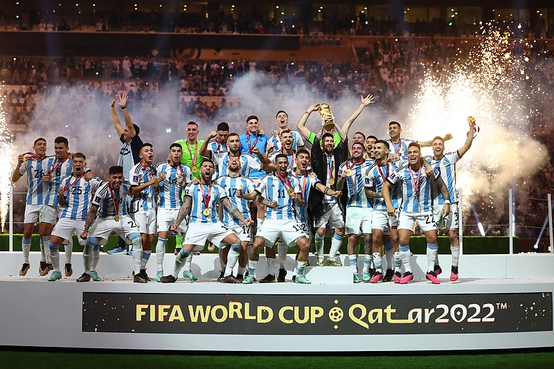 Argentinos rinktinė – pasaulio futbolo čempionė / „Scanpix“ nuotr.