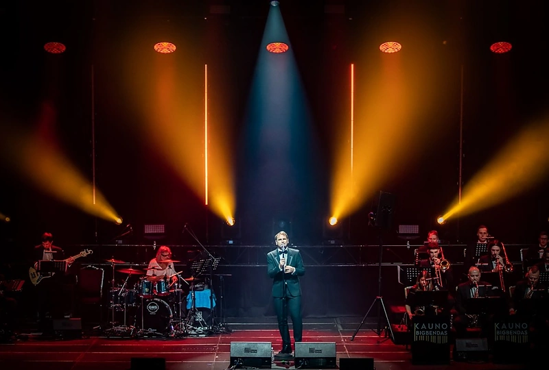 Marijono Mikutavičiaus koncertas su Kauno bigbendu / Martyno Vitėno nuotr.