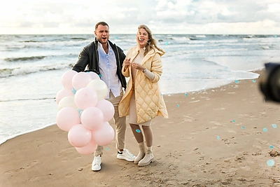 Solveigos Mykolaitytės kūdikio lyties atskleidimo šventė / Asmeninio albumo nuotr.