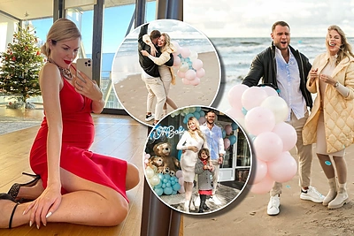 Besilaukianti S.Mykolaitytė atskleidė pirmagimio lytį: surengė jautrią šventę prie Baltijos jūros