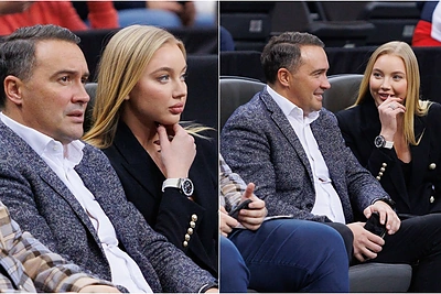 Tarp „Žalgirio“ sirgalių – K.Toleikytė ir J.Garbaravičius: prieš Kūčias pora stebėjo krepšinį