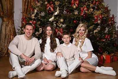 Inga Stumbrienė su šeima / Dariaus Kučio nuotr.