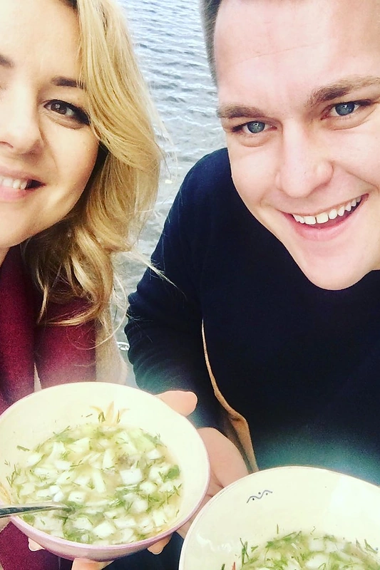 Beata Nicholson ir Donatas Čižauskas / Socialinių tinklų nuotr.