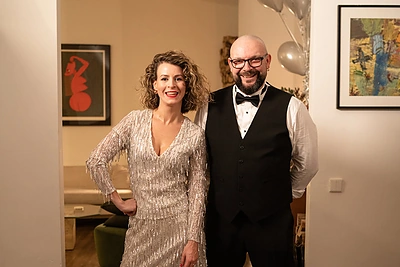 Akvilė Kavaliauskaitė ir Šarūnas Burža / Neringos Rekašiūtės nuotr.