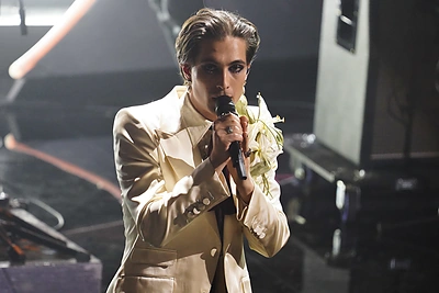 „Måneskin“ lyderis Damiano Davidas nusiskuto plaukus: po netikėtų pokyčių – įvairios reakcijos