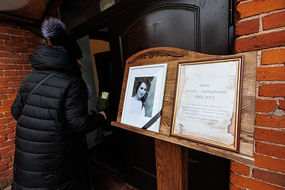 Atsisveikinimas su „Kaunas Jazz“ meno vadove Indre Jučaite / Eriko Ovčarenko / BNS nuotr.