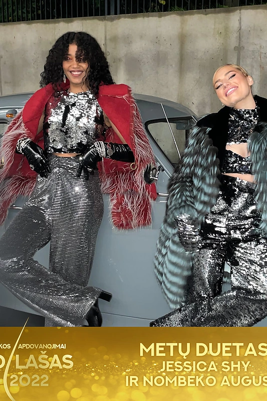 Jessica Shy ir Augustė Nombeko / Radijo stoties „Lietus“ nuotr.