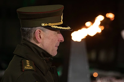 Sausio 13-osios minėjimas prie LRT / Skirmantas Lisauskas/BNS