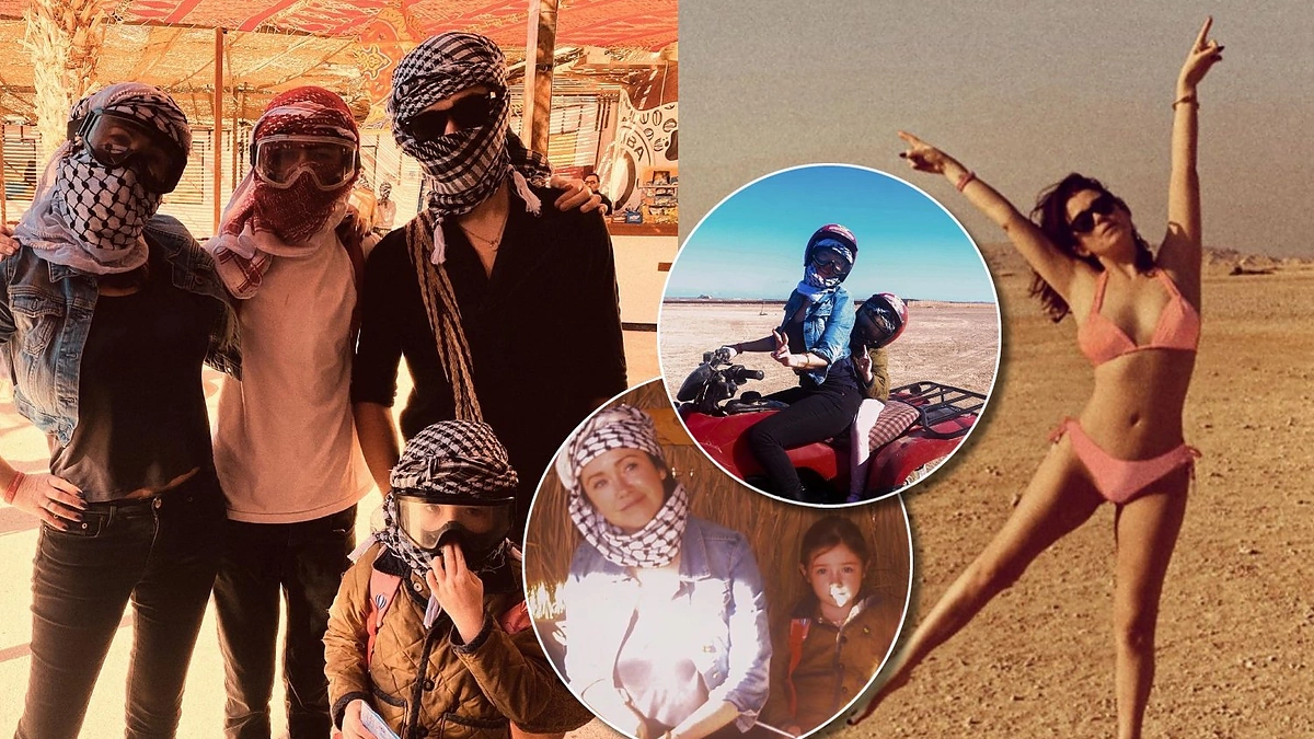 Ericos Jennings šeimos atostogos Egipte / Socialinių tinklų nuotr.